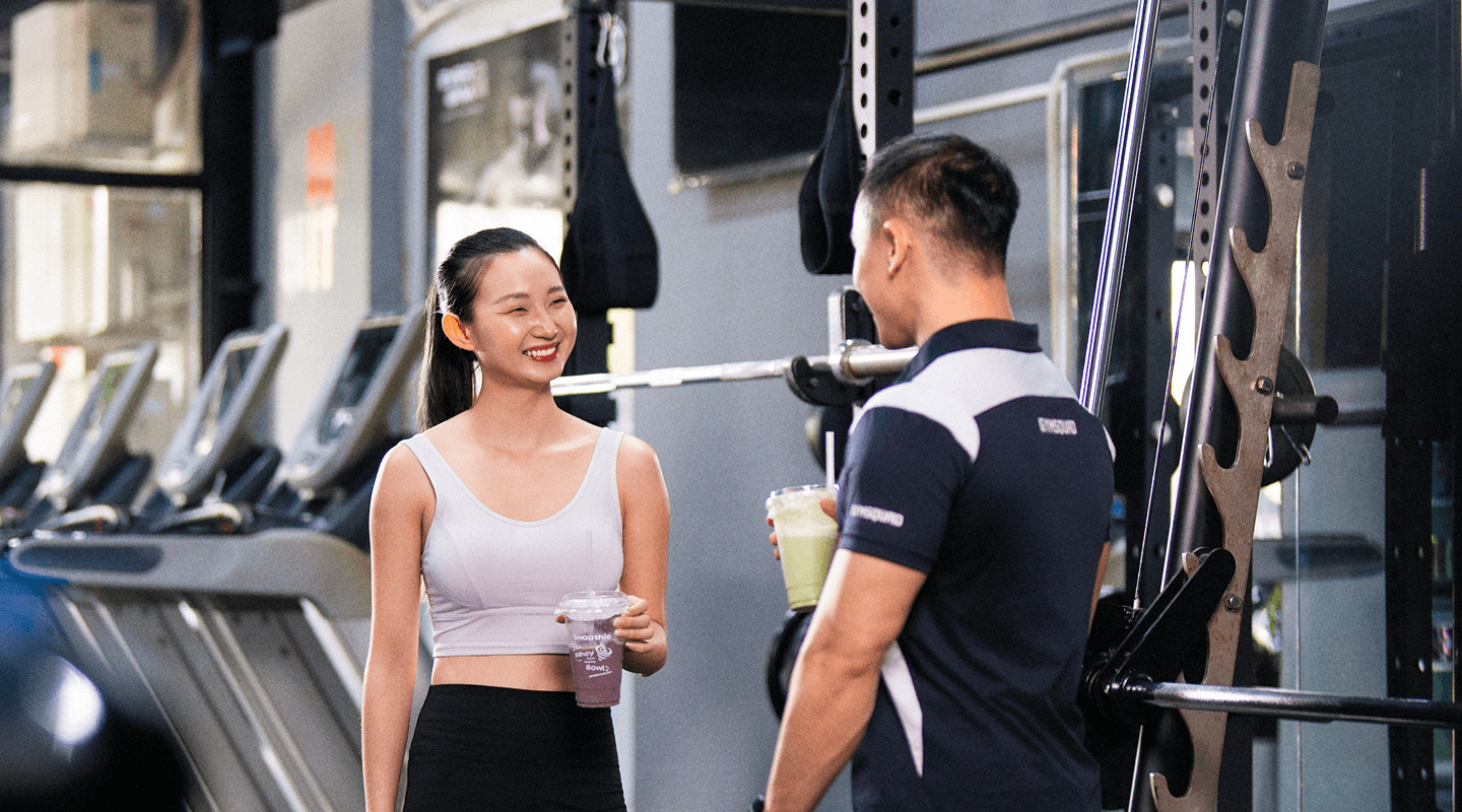 Goodblend community - smoothies at the gym