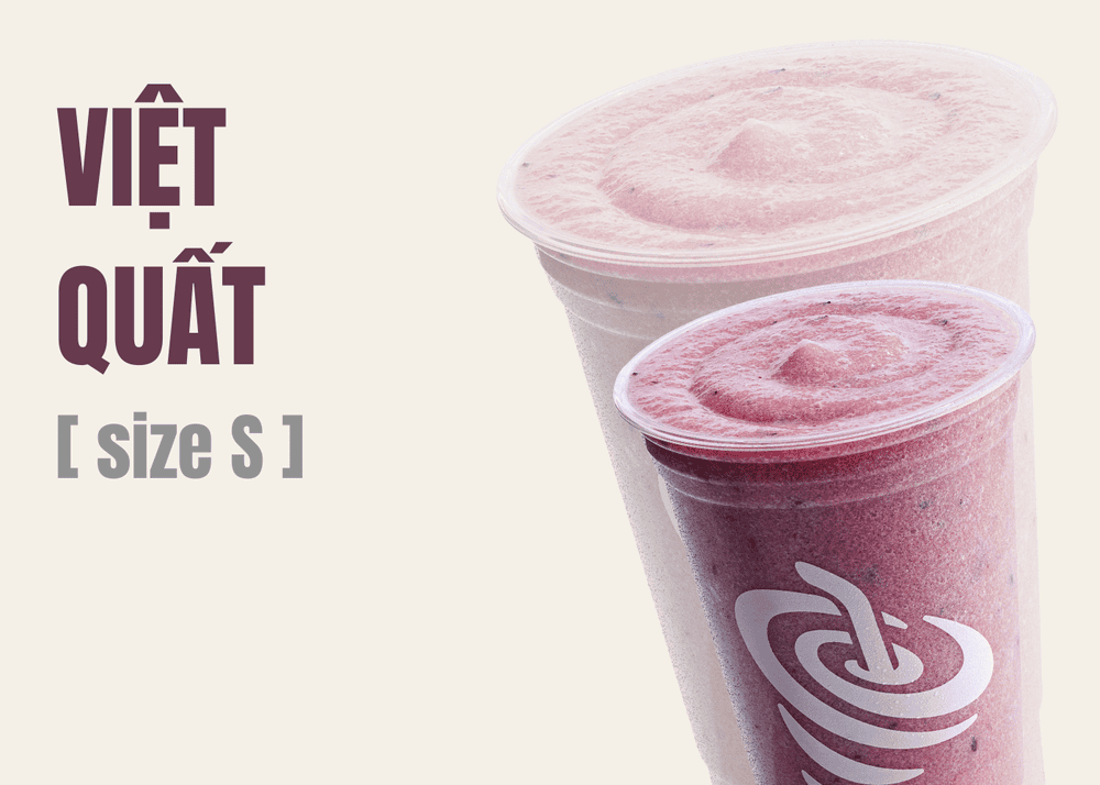 Smoothie Việt Quất, size S