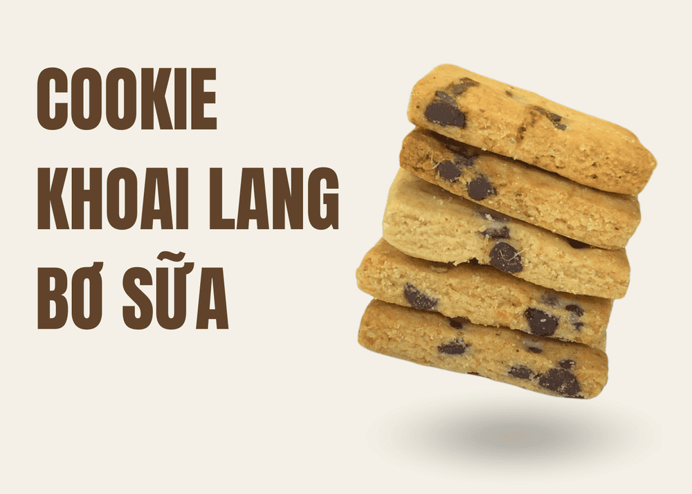 Cookie Khoai Lang Bơ Sữa  (8 pcs)