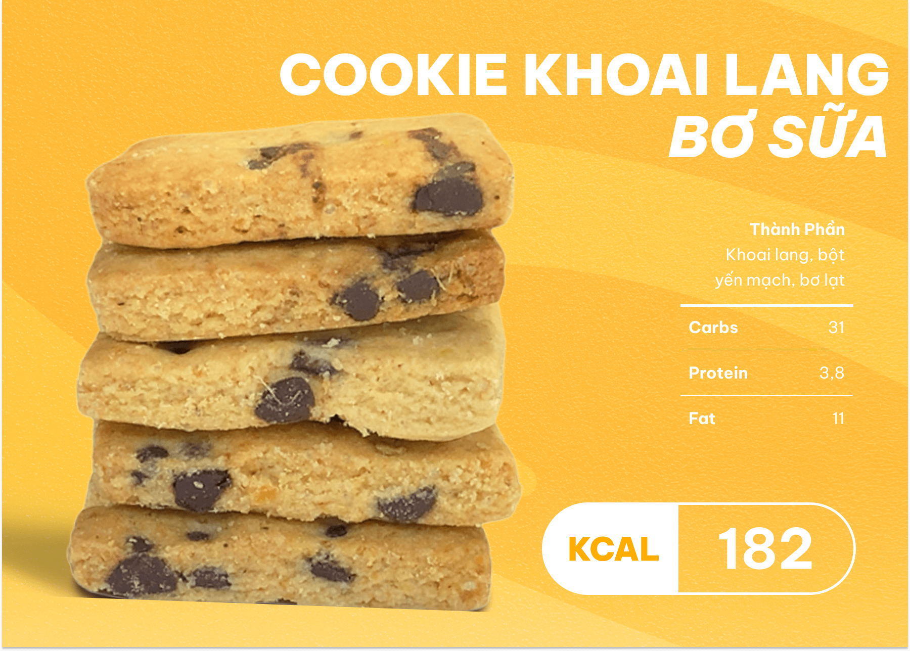 Cookie Khoai Lang Bơ Sữa