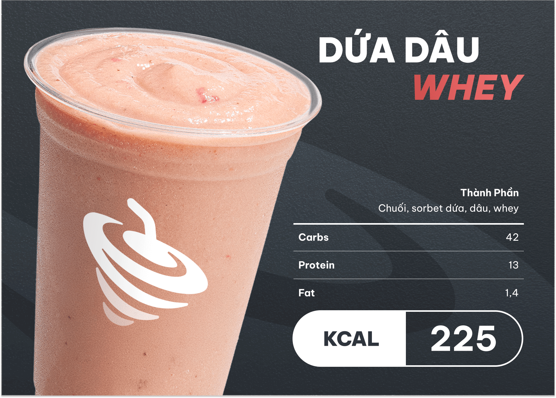 Dứa Dâu Whey Isolate