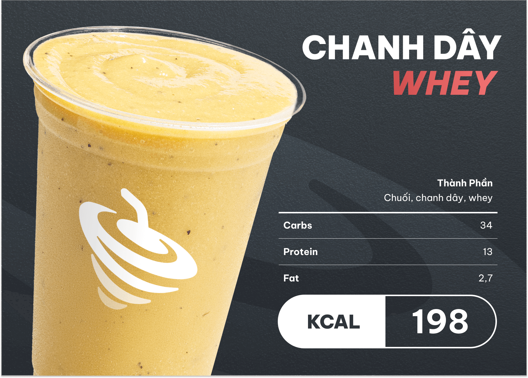Chanh Dây Whey Isolate